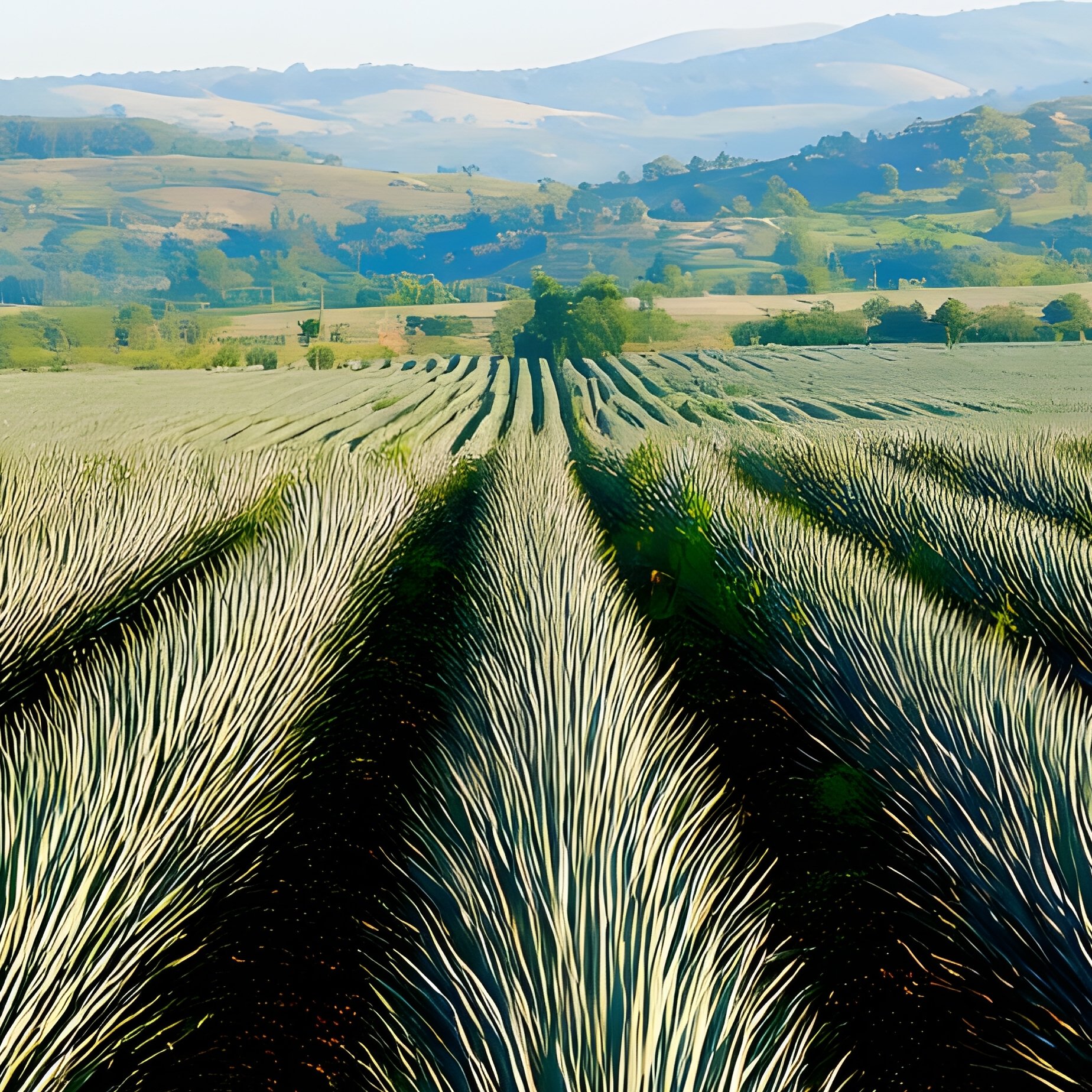 Agricultural Field Of Agave Plants Agriculture Agave - Full Resolution Quality Preview