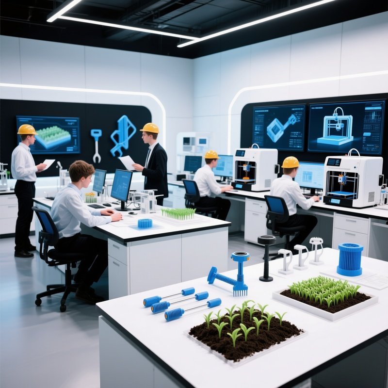 Agricultural Innovation Lab With 3D Printed Tools