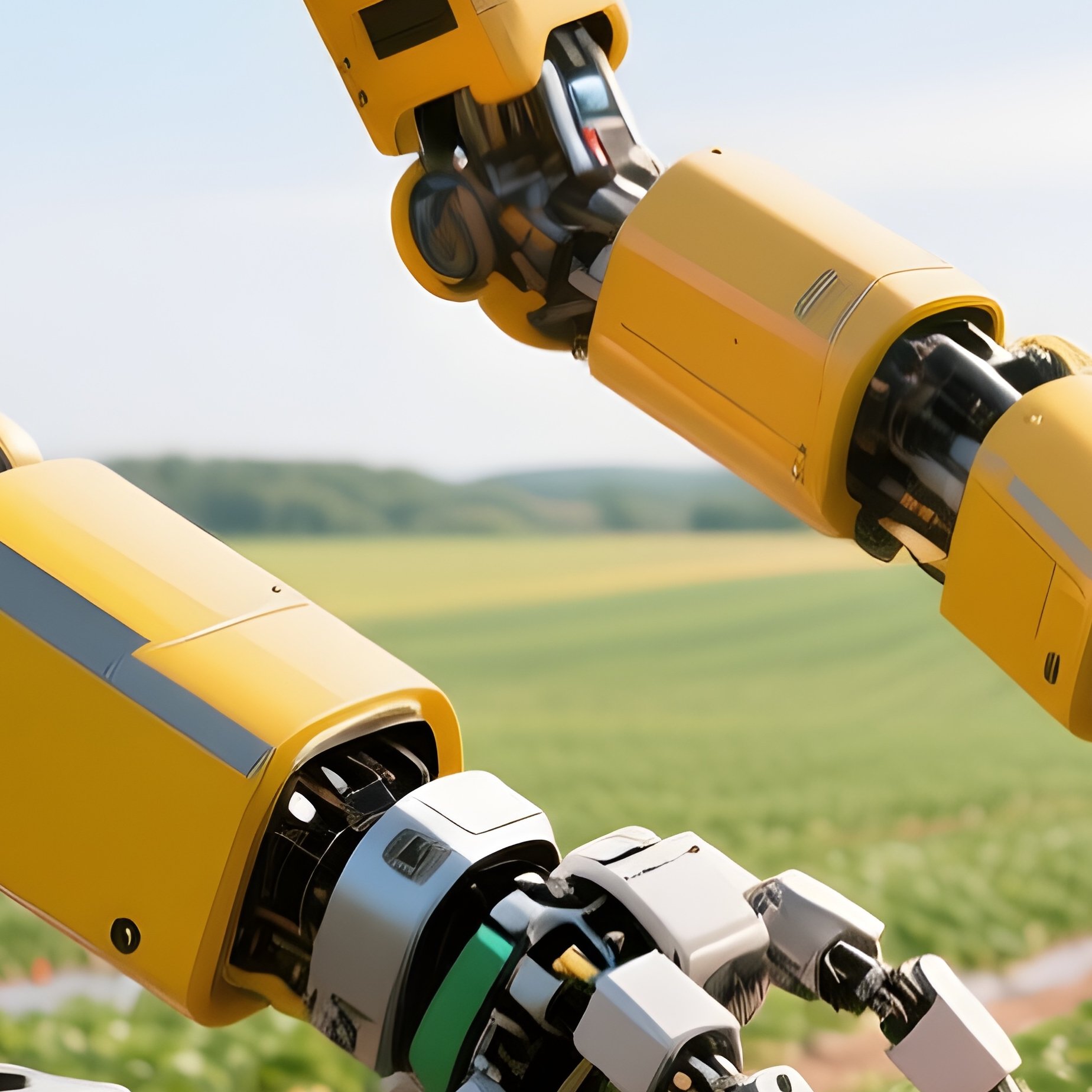 Agricultural Robot Harvesting Crops - Full Resolution Quality Preview