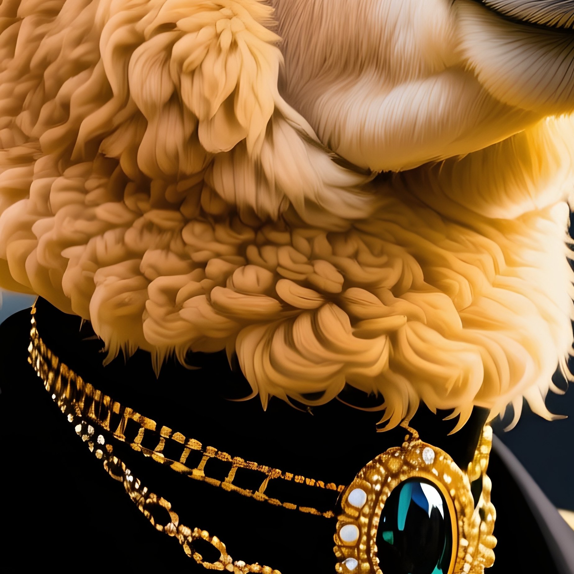 Alpaca Suri Fashion - Full Resolution Quality Preview