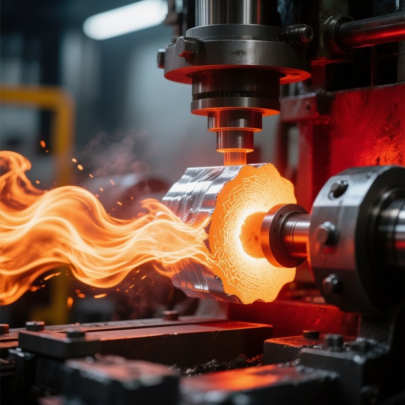 Aluminum Extrusion Hot Billet Pressed Through Die