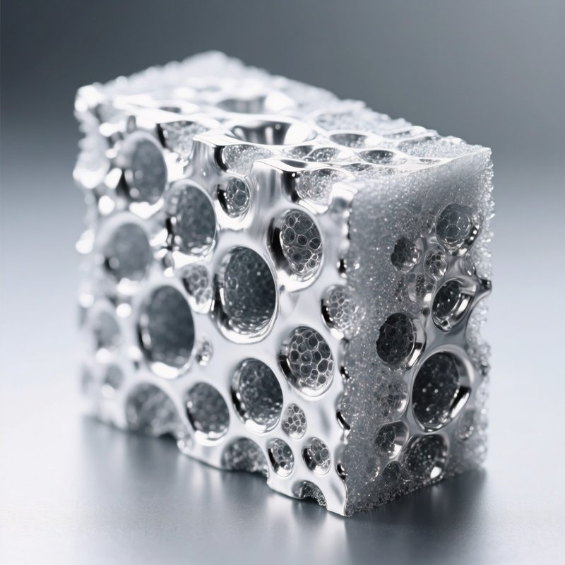 Aluminum Foam Metal Sponge With Large Bubbles