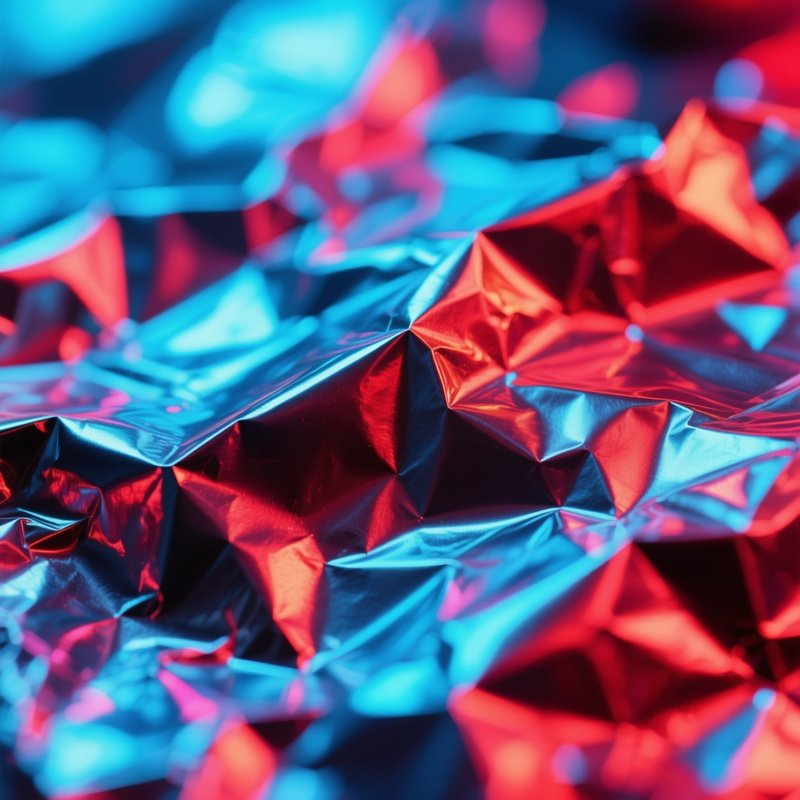 Aluminum Foil Macro Reflections