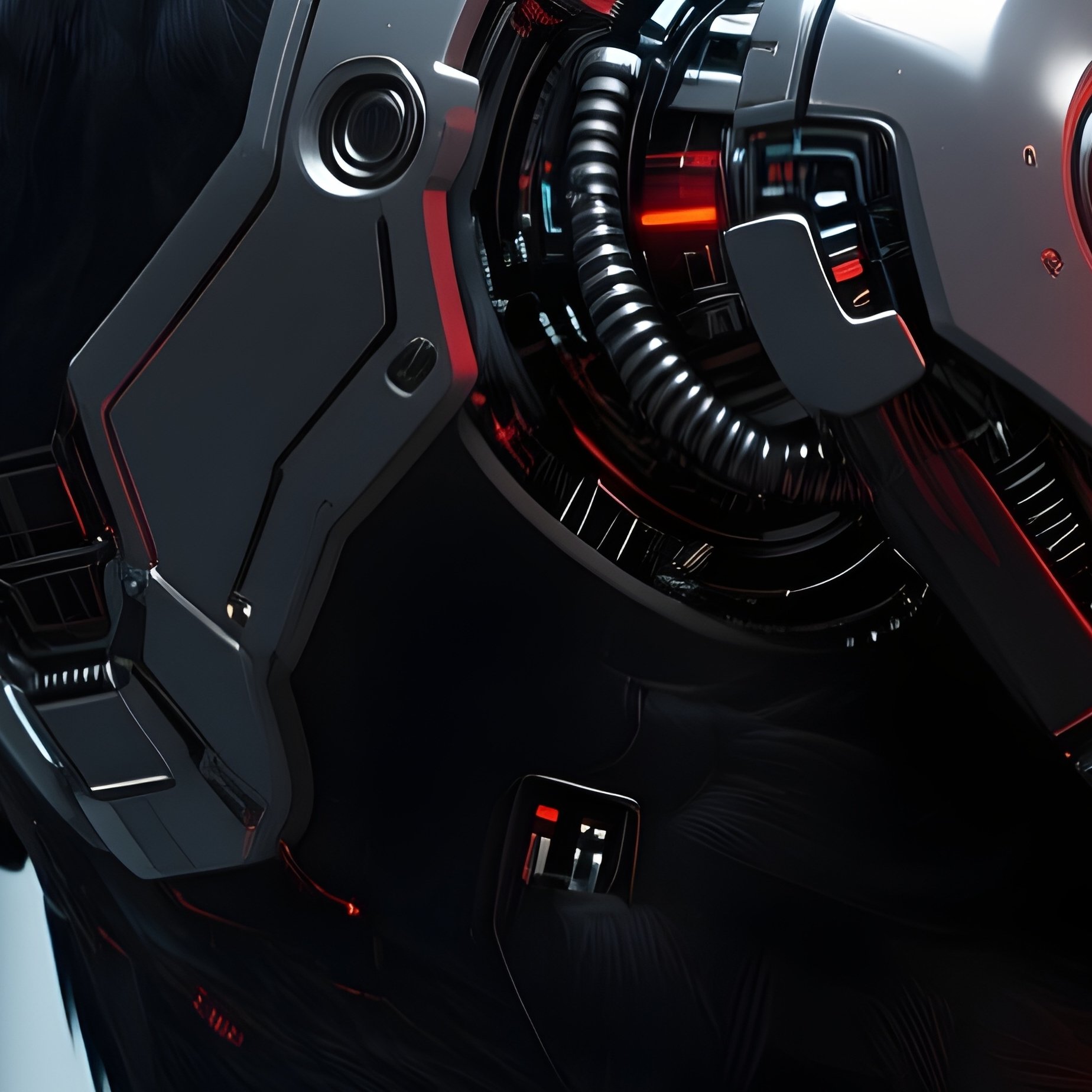 American Crow Urban Science Fiction - Full Resolution Quality Preview