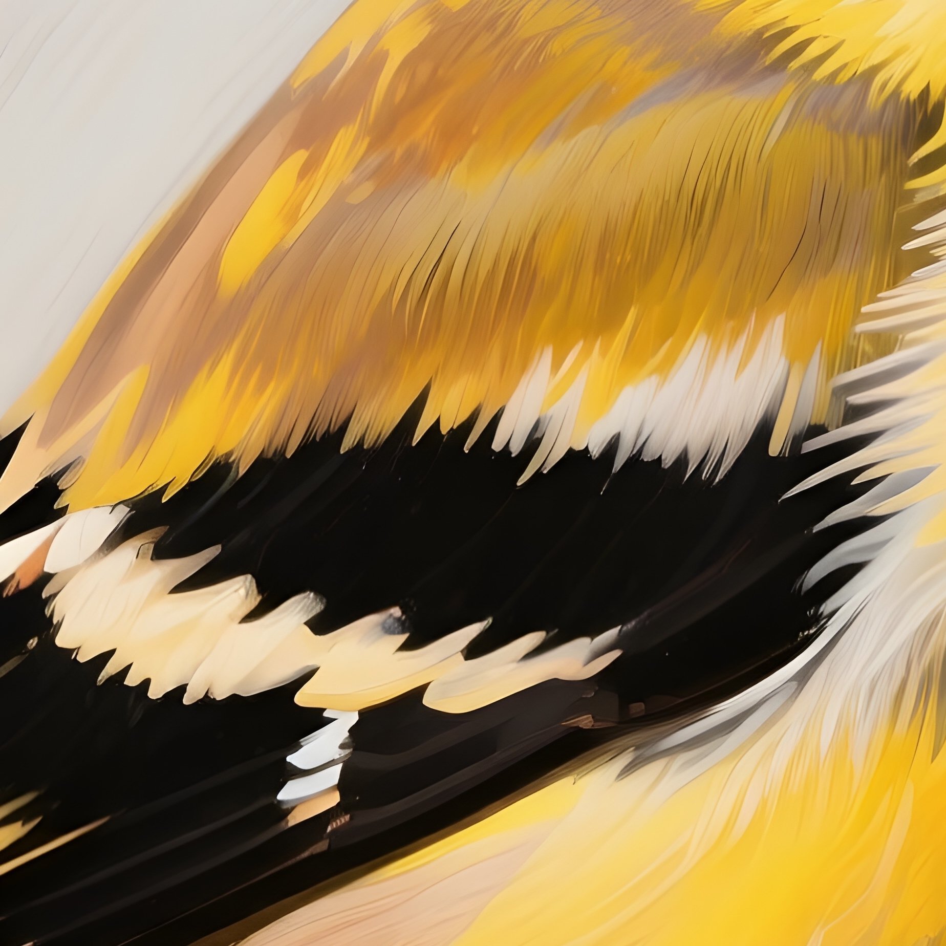 American Goldfinch Artistic Portrait - Full Resolution Quality Preview