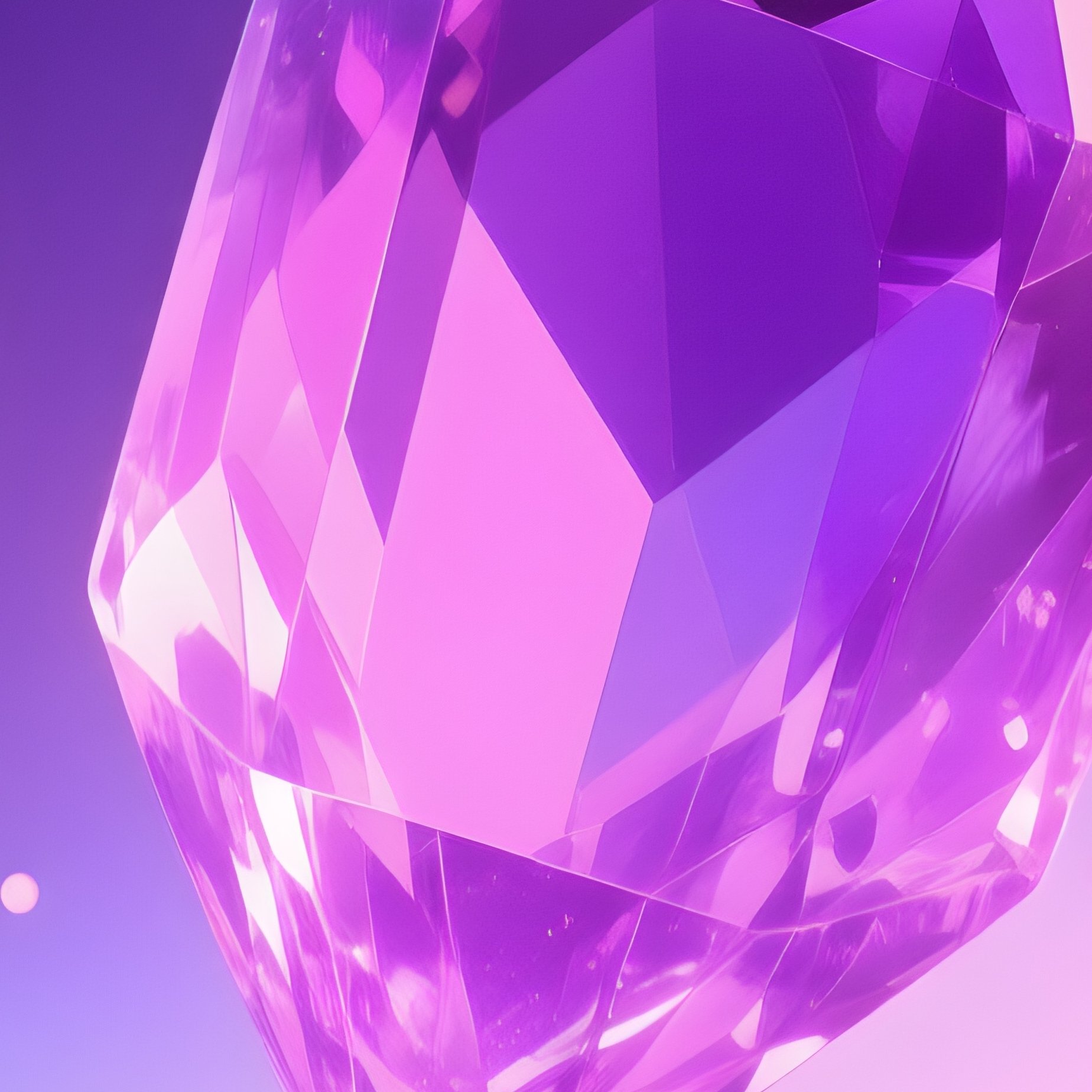 Amethyst Purple Pink Gems Digital Art Abstract - Full Resolution Quality Preview