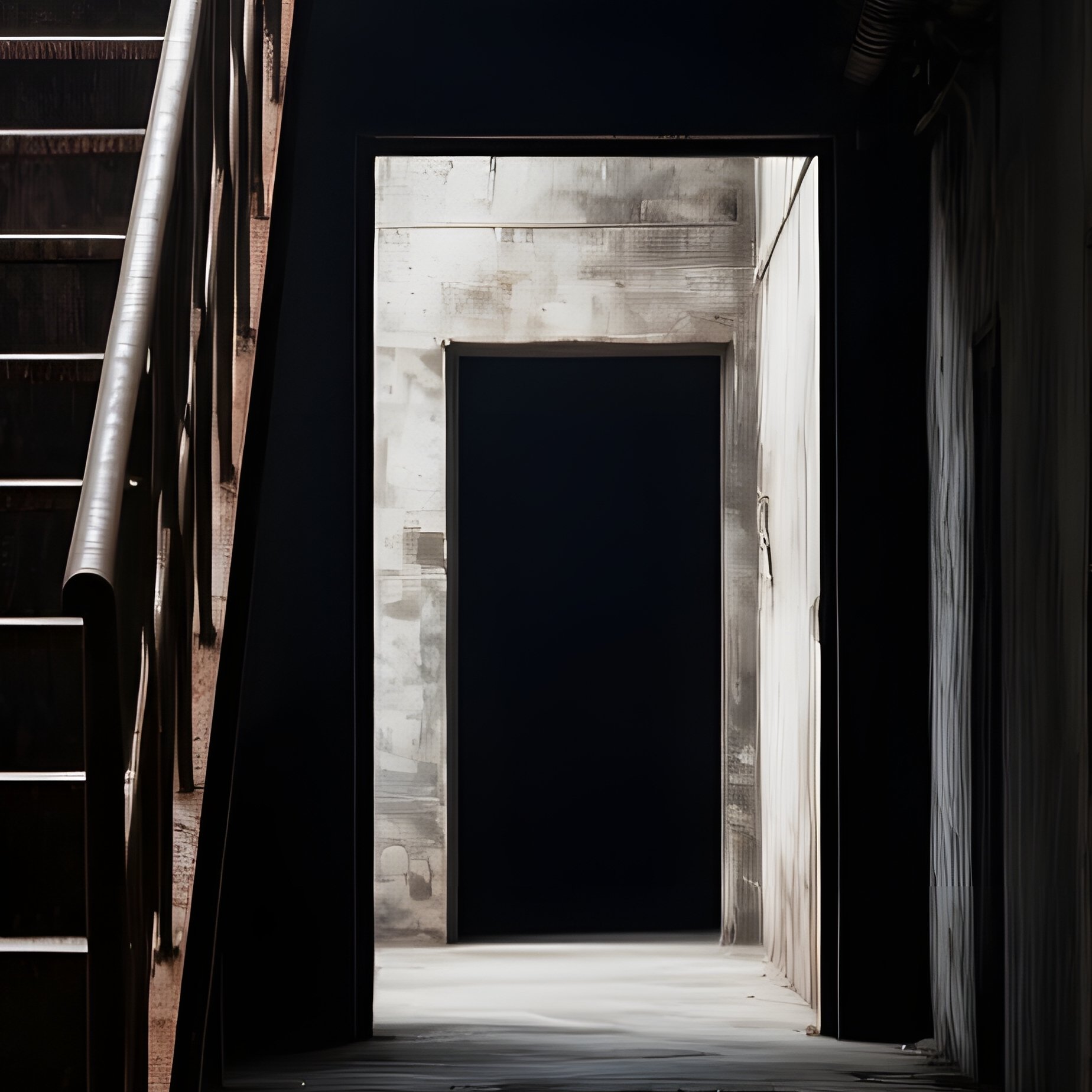 An Abandoned Industrial Corridor Abandoned Industrial - Full Resolution Quality Preview