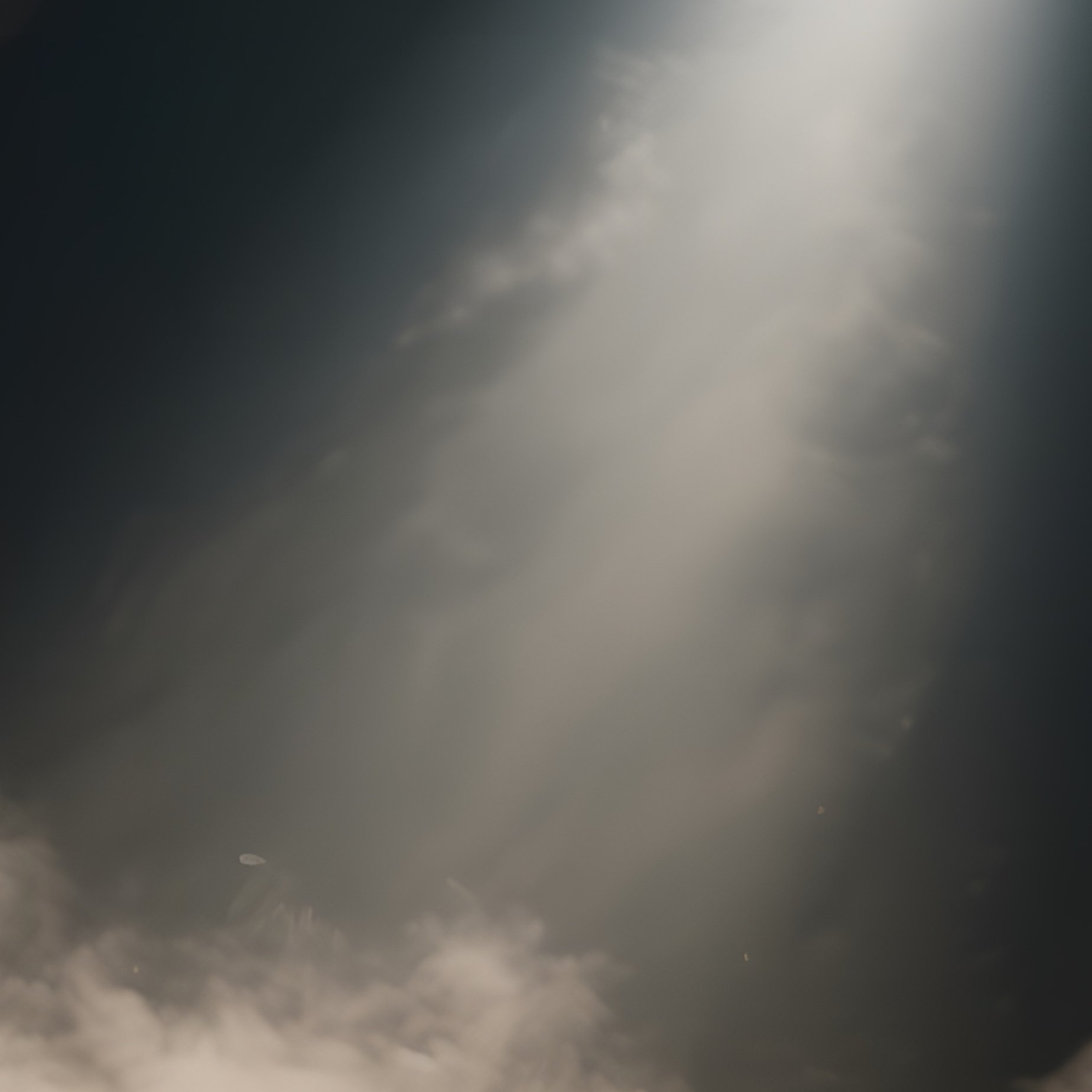 An Abandoned Mining Shaft Entrance Illuminated By A Single Headlamp Beam Cutting Through Thick - Full Resolution Quality Preview