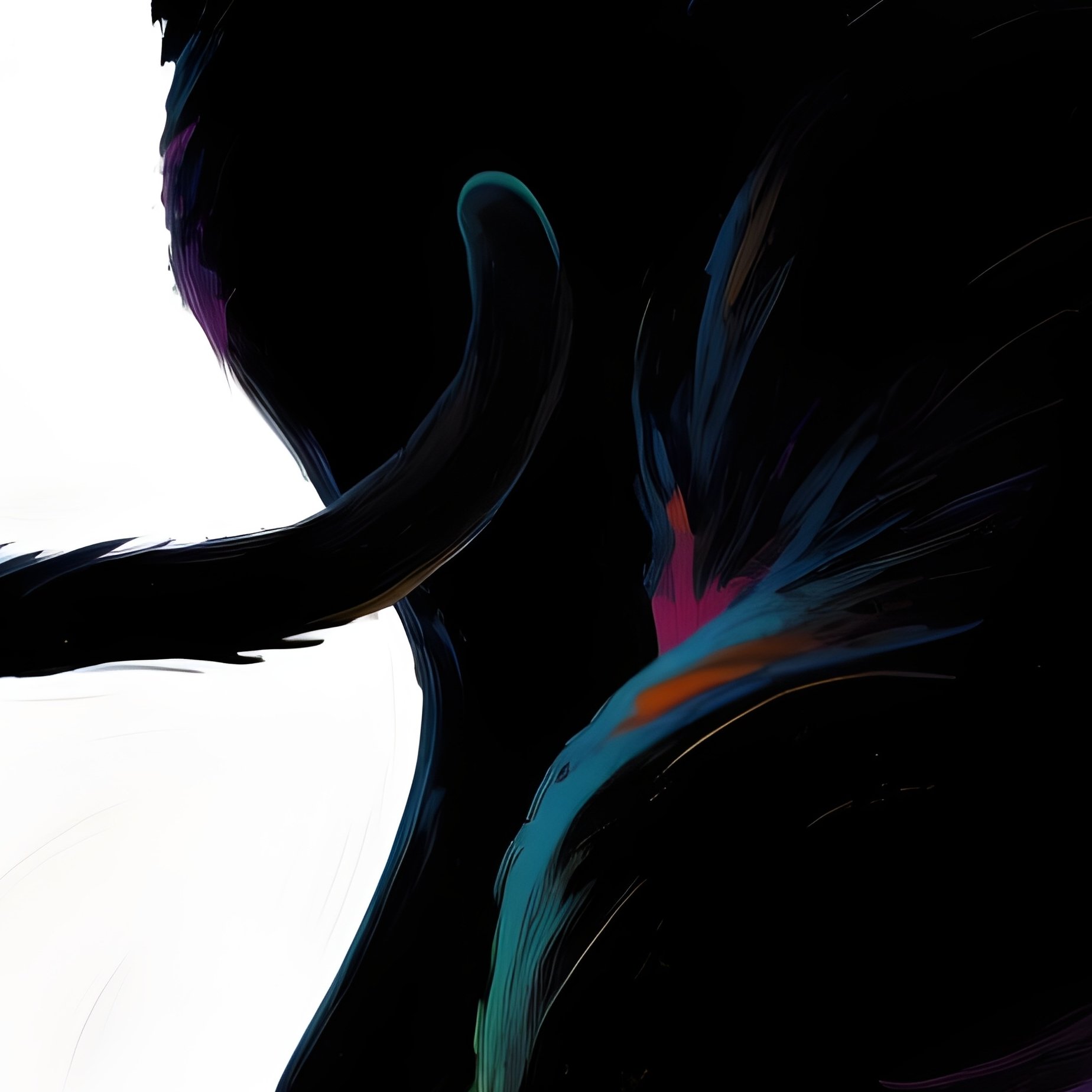 An Abstract Expression Of An Exotic Shorthair Cat - Full Resolution Quality Preview