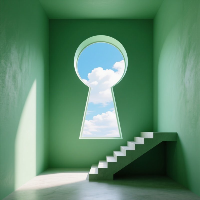 An Architectural Structure Featuring A Unique Window Architecture