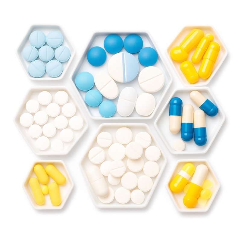 An Assortment Of Pills And Capsules Medicine Pills