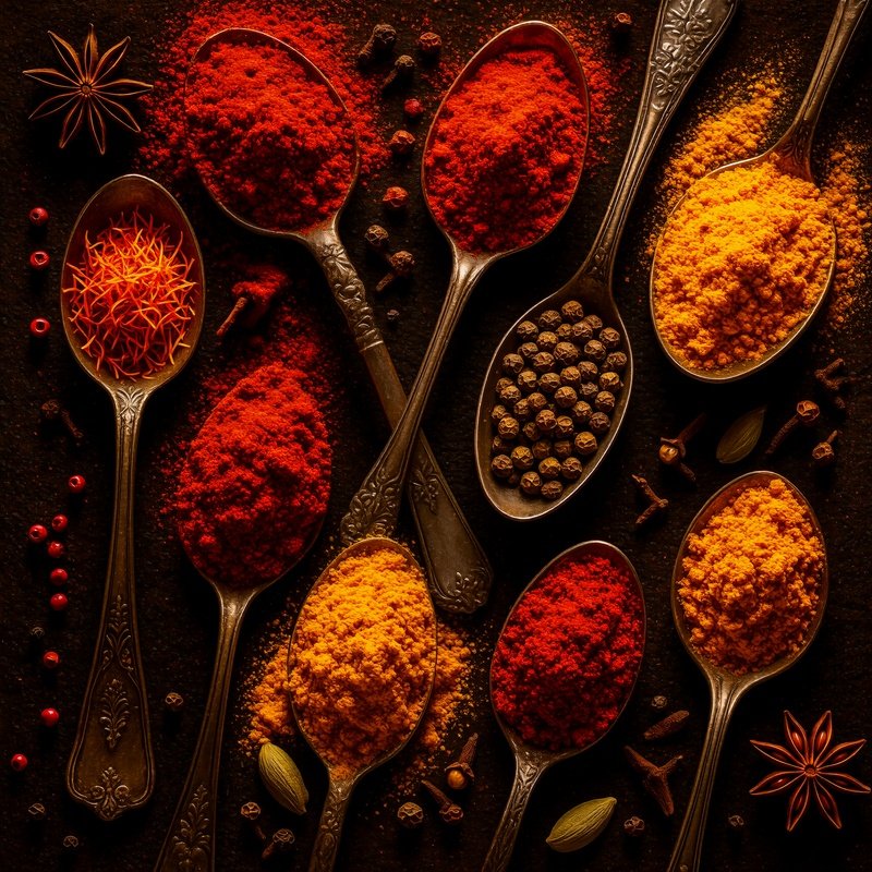 An Assortment Of Spices And Herbs Spices Herbs