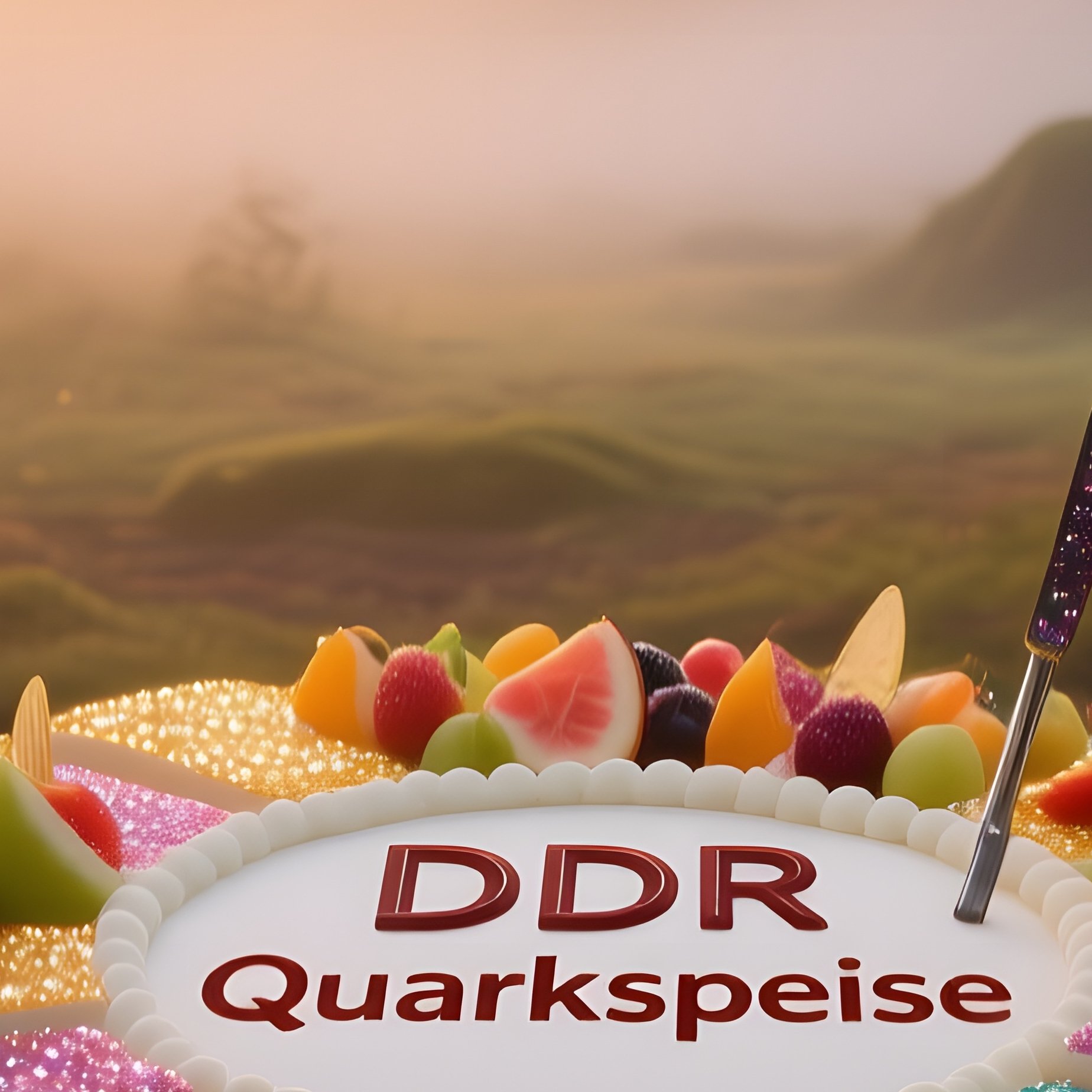 An Early Morning Forest Clearing Bathed In Golden Sunrise, A Rustic Wooden Picnic Blanket Spread - Full Resolution Quality Preview