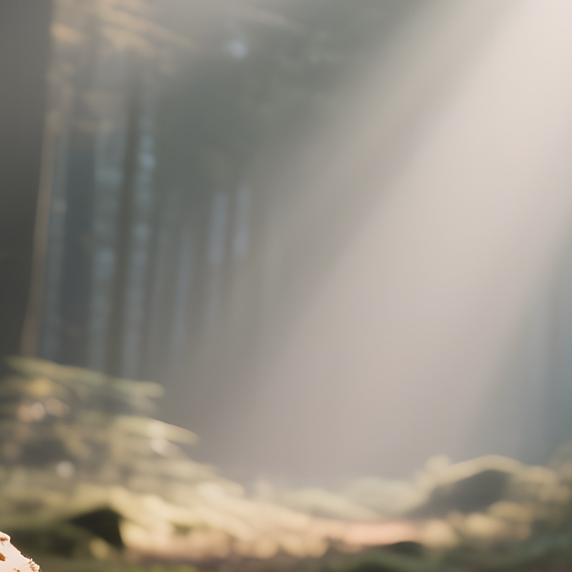 An Early Morning Scene In The Black Forest Where Rays Of Sun Break Through Dense Canopy Onto A - Full Resolution Quality Preview