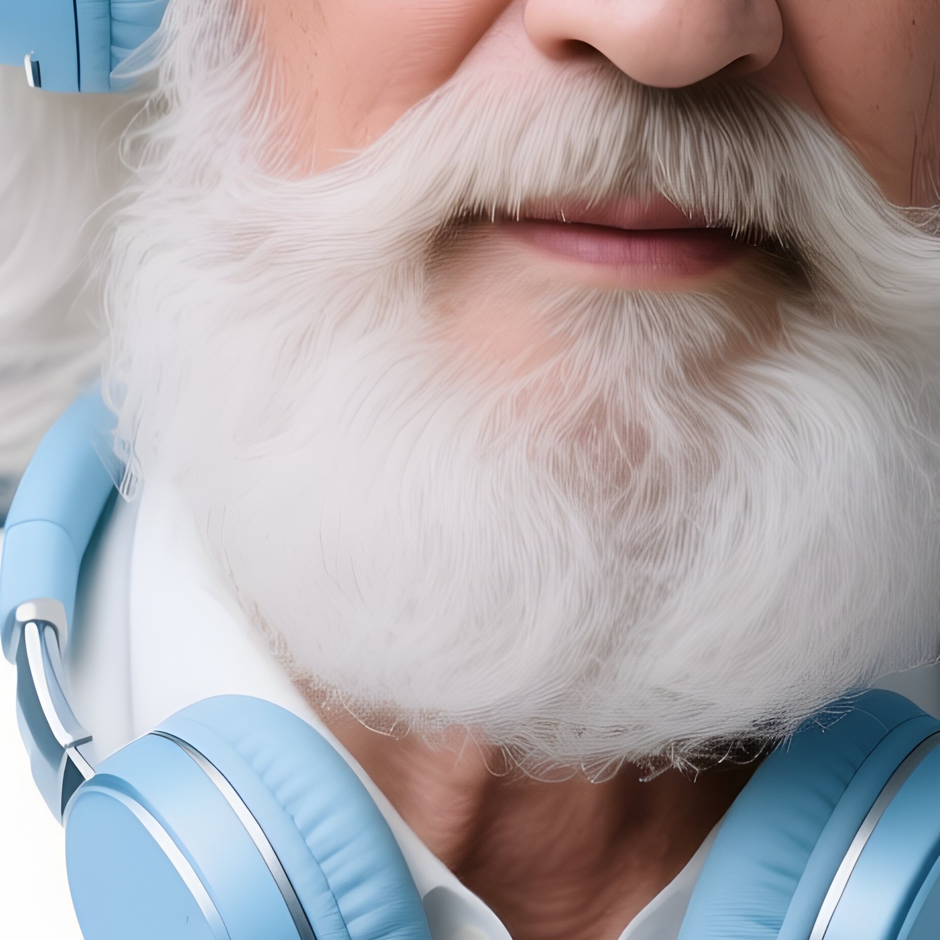 An Elderly Man Wearing Headphones Elderly Music - Full Resolution Quality Preview