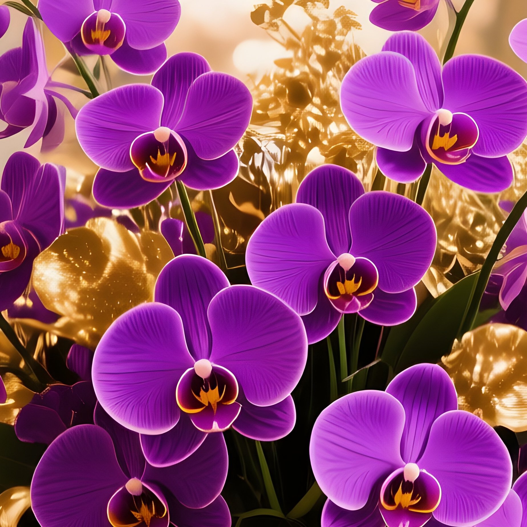 An Elegant Banquet Hall With Crystal Chandeliers Reflecting Light Onto A Massive Centerpiece Of - Full Resolution Quality Preview