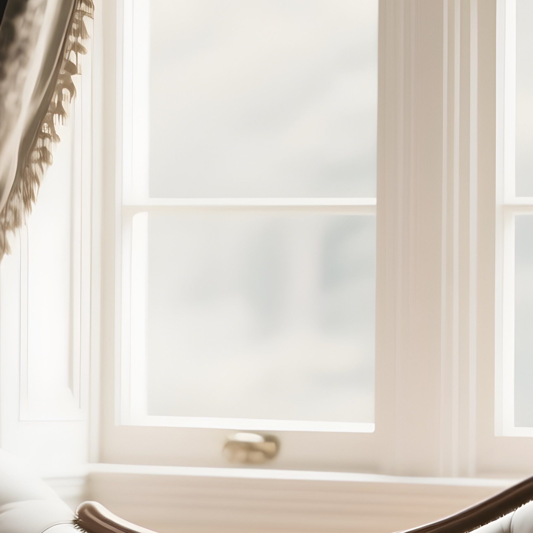 An Elegant, Button Tufted Chaise Lounge In A Victorian Style Parlor, Positioned Near A Tall Window Draped With Heavy Velvet Curtains, Inviting A Moment Of Relaxation. - Full Resolution Quality Preview