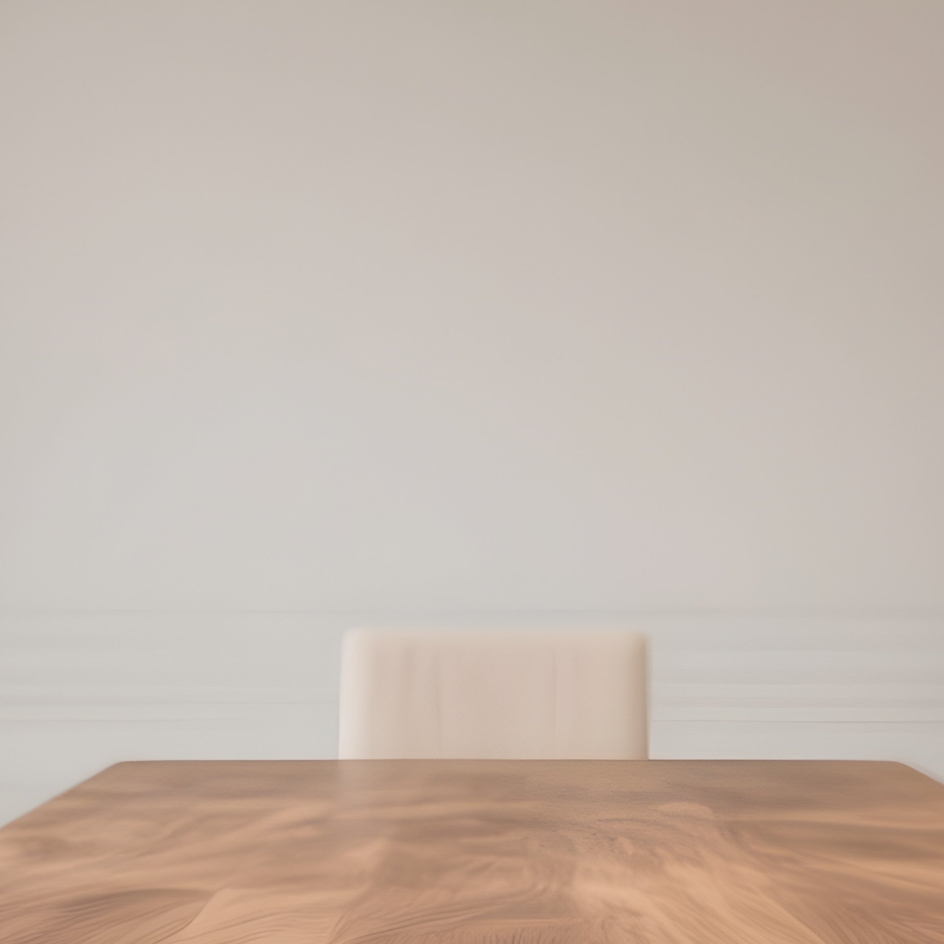 An Elegant Dining Room Showcasing A Long Solid Oak Dining Table With Sculptural Legs, Surrounded By Upholstered Chairs In Neutral Linen, Set Beneath A Minimalist Chandelier - Full Resolution Quality Preview