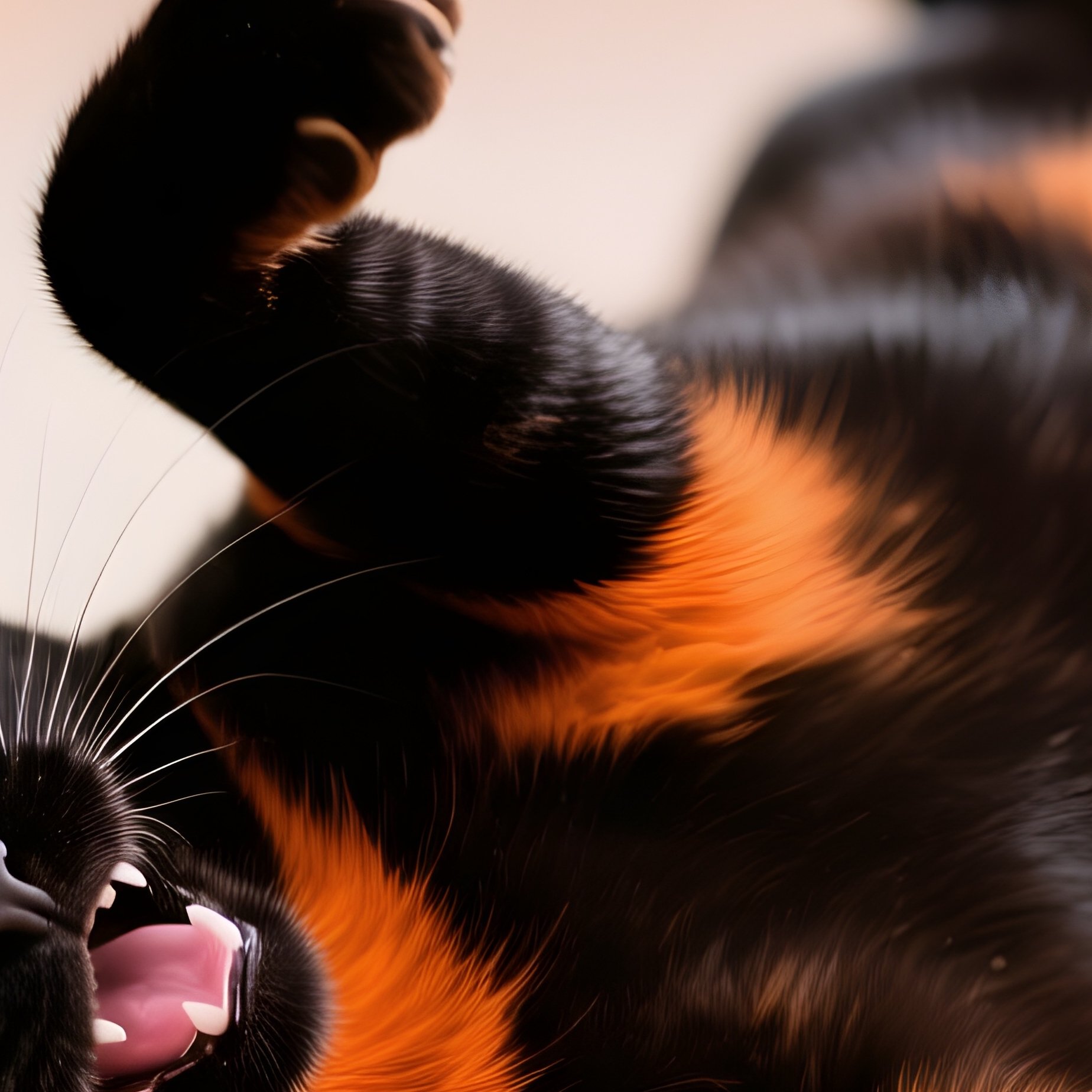 An Elegant Egyptian Mau Cat Playing With Toys - Full Resolution Quality Preview