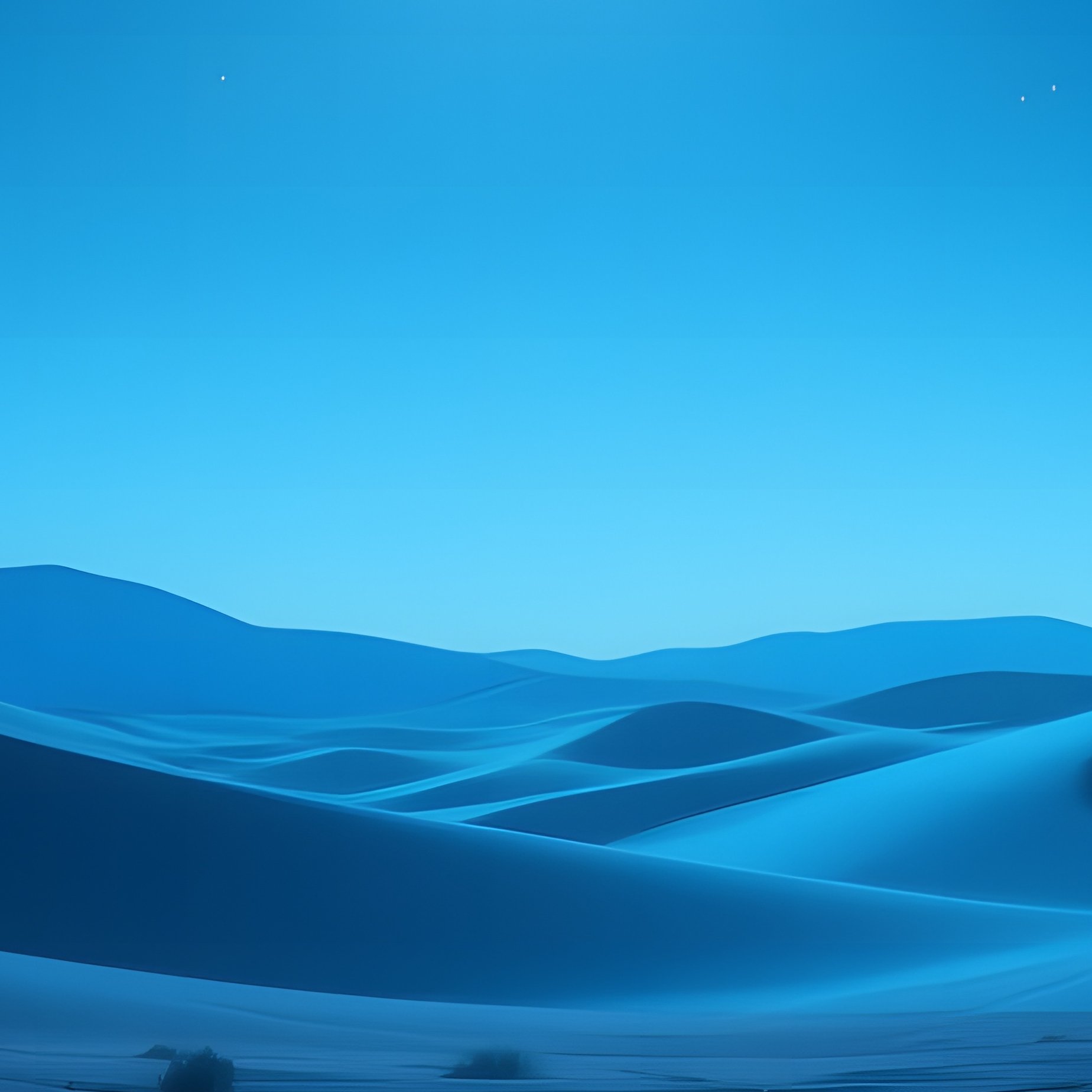 An Ethereal Moonlit Desert Oasis At Night, Palm Trees Silhouetted Against A Star‑Filled Sky, Water - Full Resolution Quality Preview