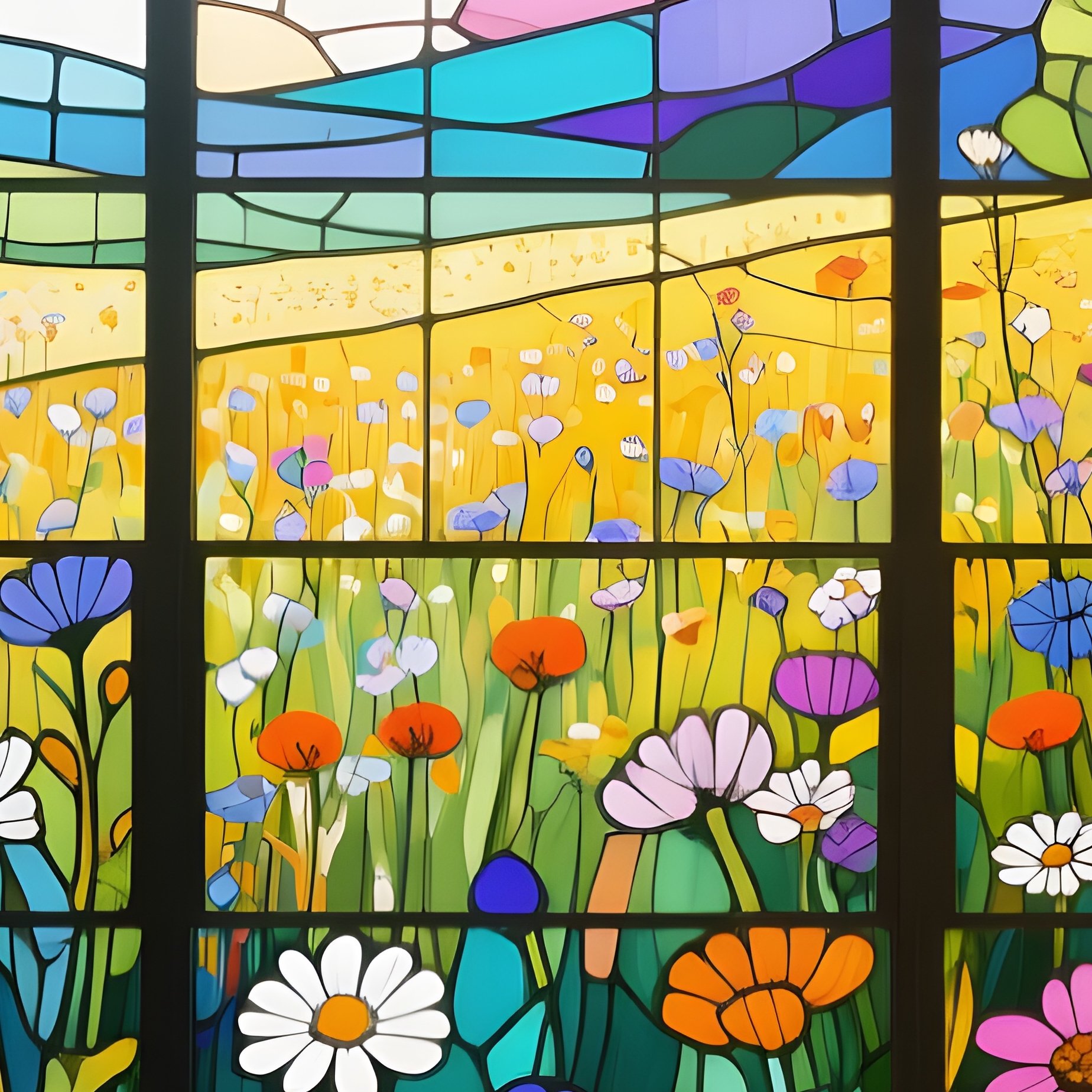 An Industrial Loft Converted To An Art Studio, Large Floor‑To‑Ceiling Windows Fitted With Custom - Full Resolution Quality Preview