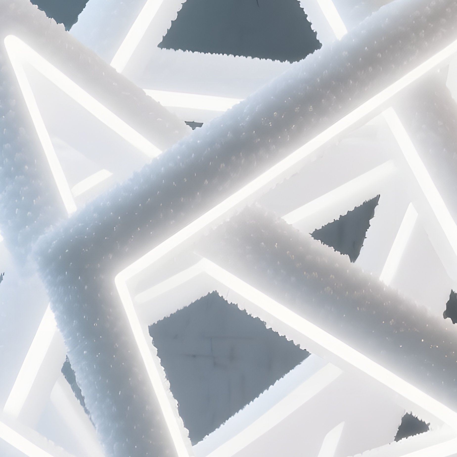 An Industrial Loft Studio With Exposed Brick Walls, Featuring A Massive Abstract Sugar Sculpture Of - Full Resolution Quality Preview