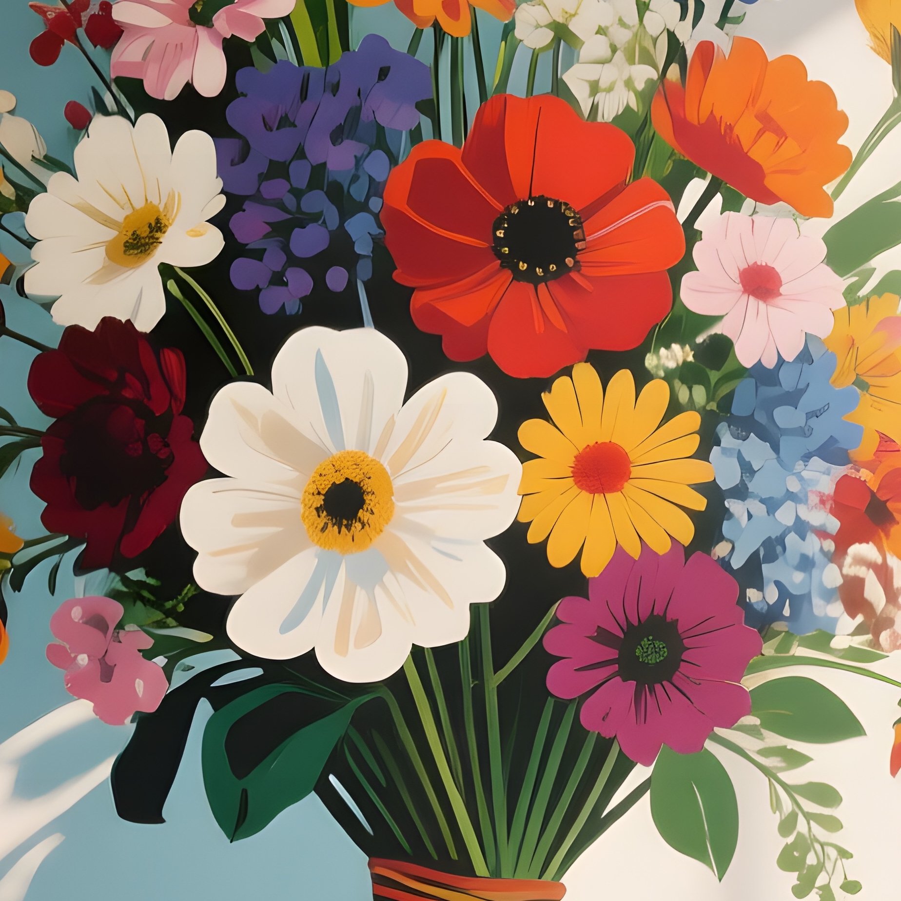 An Industrial Loft With Exposed Brick Walls, Large Canvas Featuring A Hyper‑Realistic Pop‑Art - Full Resolution Quality Preview