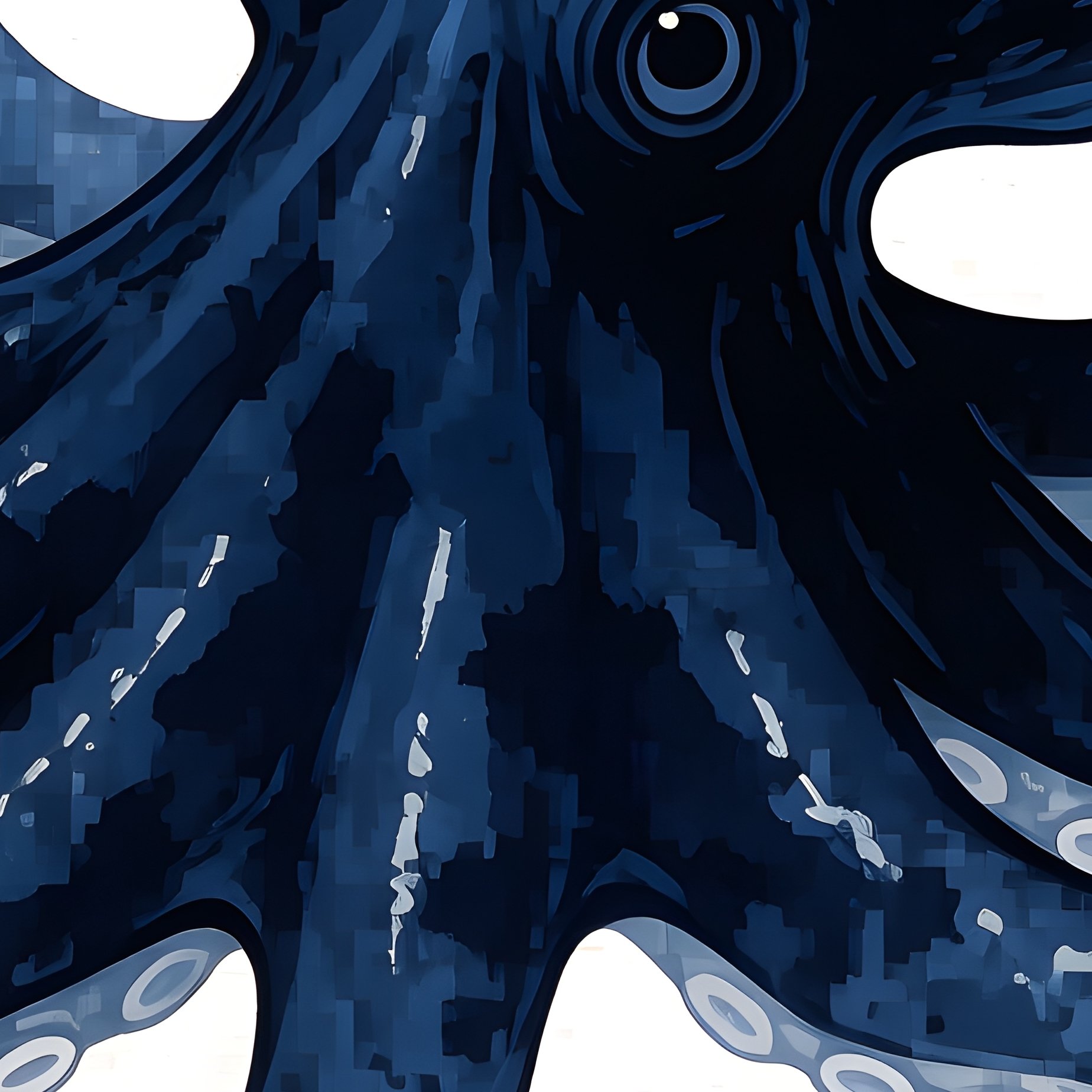 An Octopus Octopus Ink Bleed - Full Resolution Quality Preview
