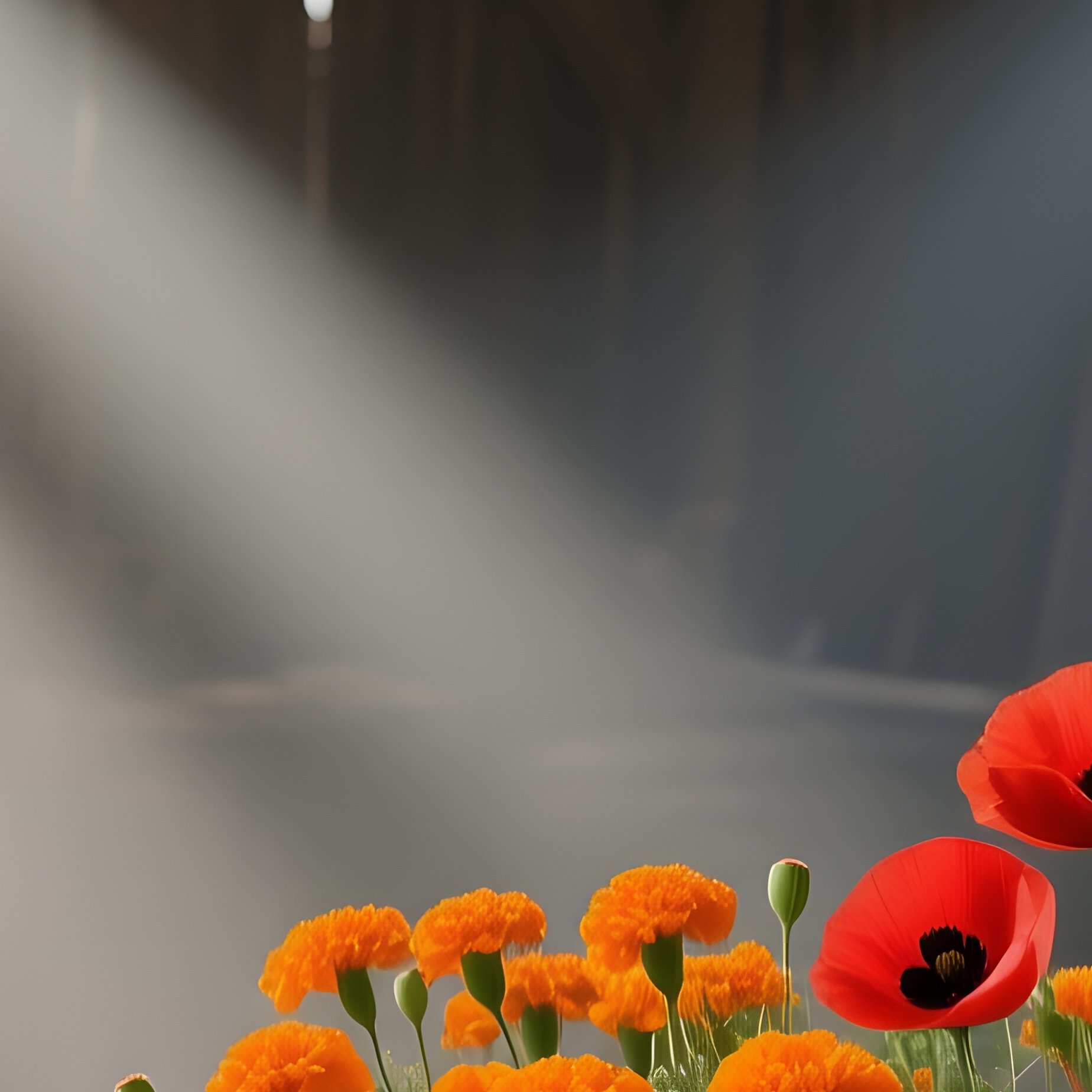 An Old Barn Interior With Hay Bales And Wooden Beams, A Rustic Metal Trough Filled With Bright - Full Resolution Quality Preview