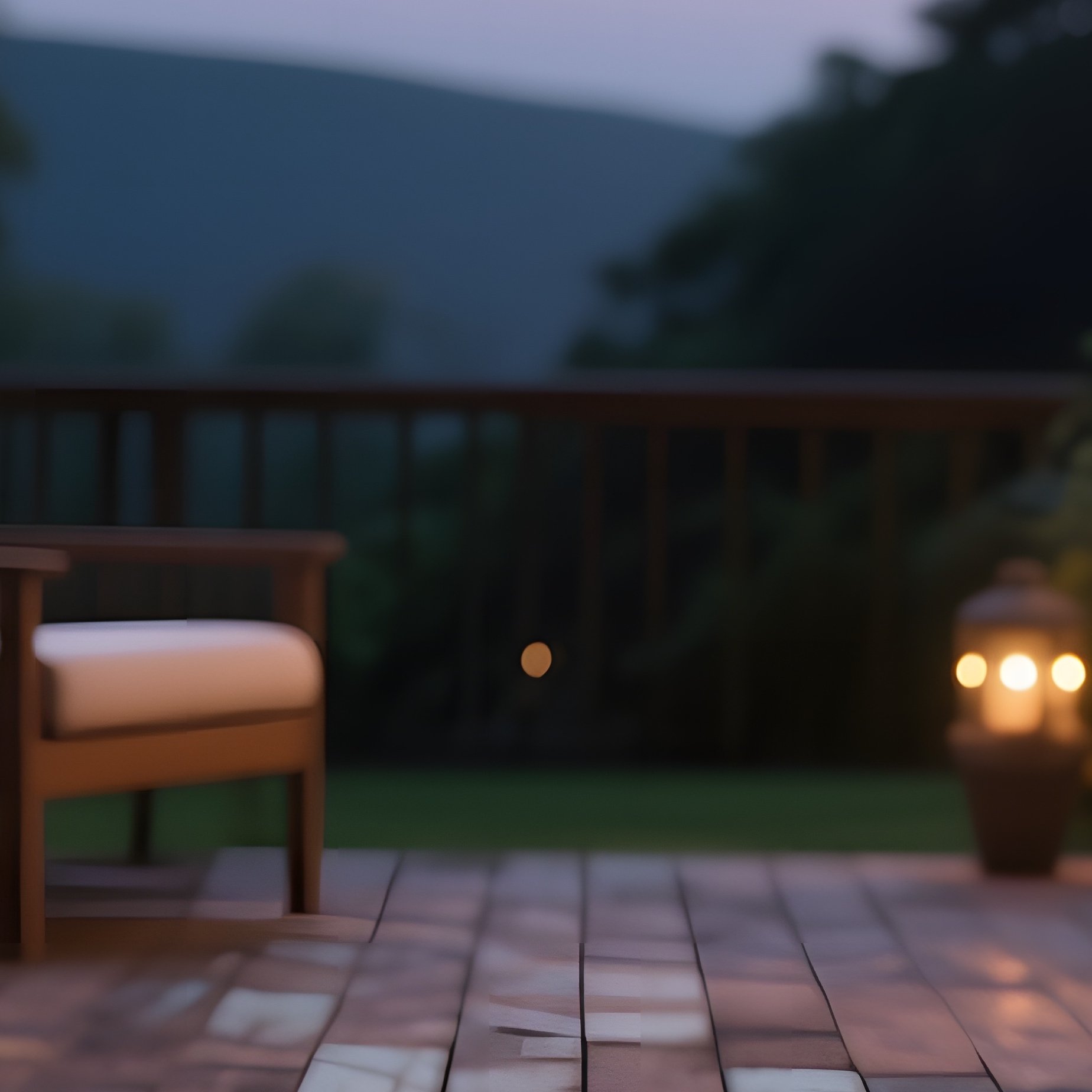 An Outdoor Patio With Reclaimed Teak Decking, Each Board Displaying Weathered Patina And Subtle - Full Resolution Quality Preview