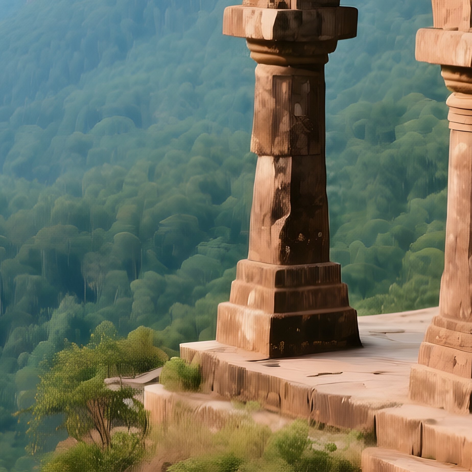 Ancient Architecture In Natural Environment - Full Resolution Quality Preview
