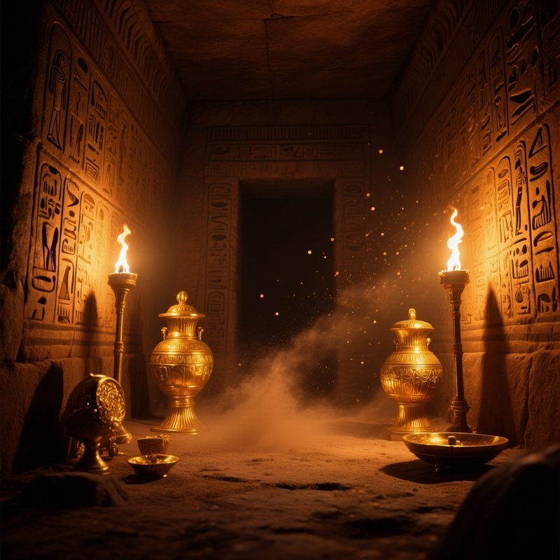 Ancient Egyptian Tomb Interior