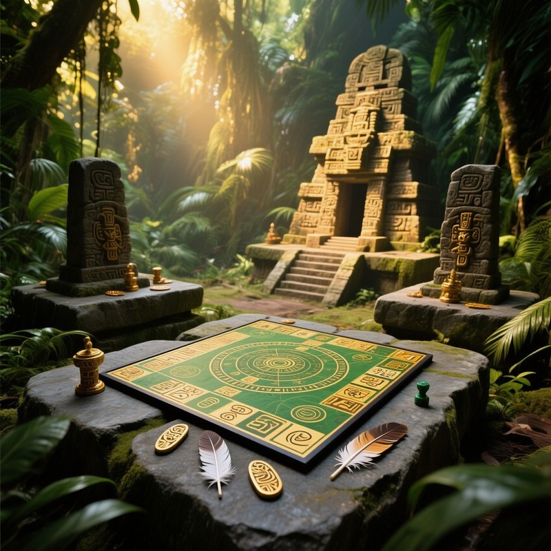 Ancient Mesoamerican Olympic Game In Temples