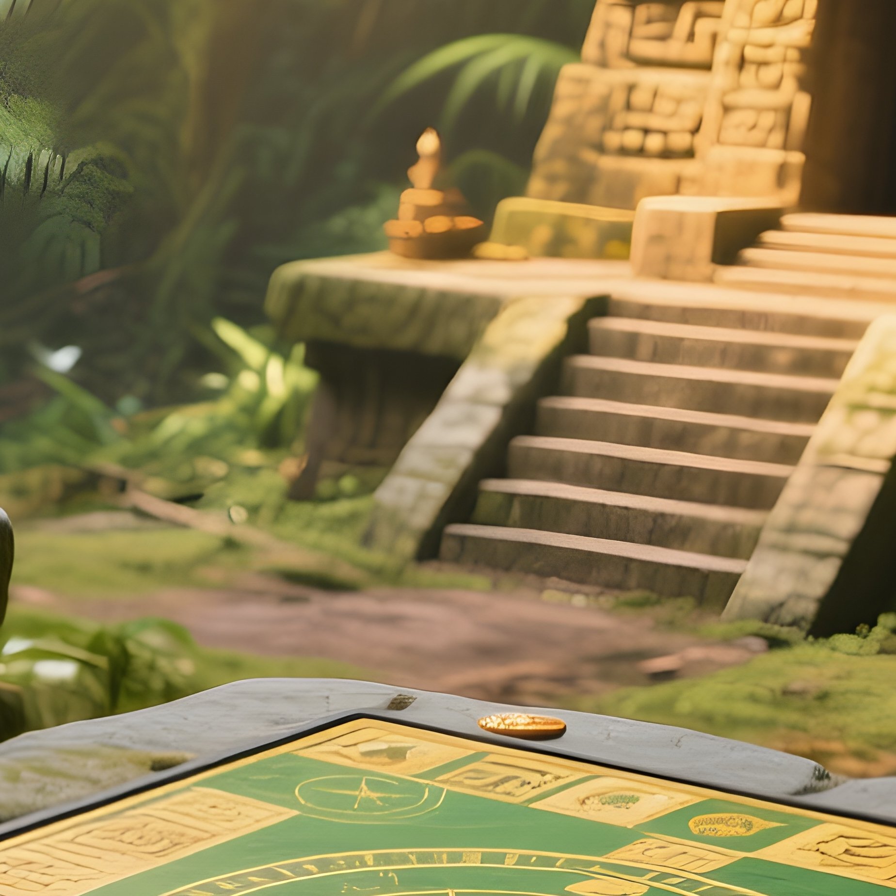 Ancient Mesoamerican Olympic Game In Temples - Full Resolution Quality Preview