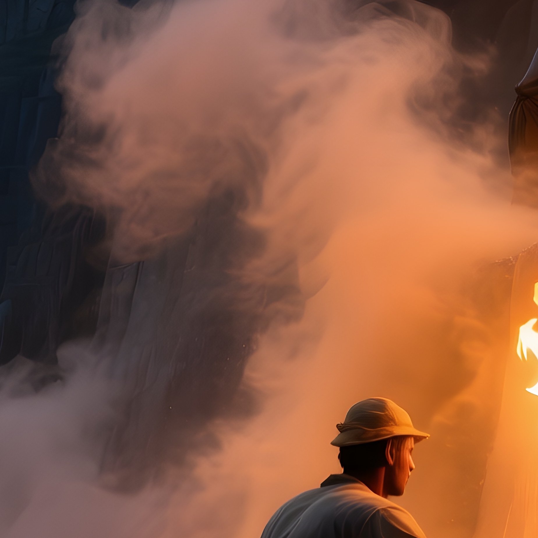 Ancient Quarry At Dusk - Full Resolution Quality Preview