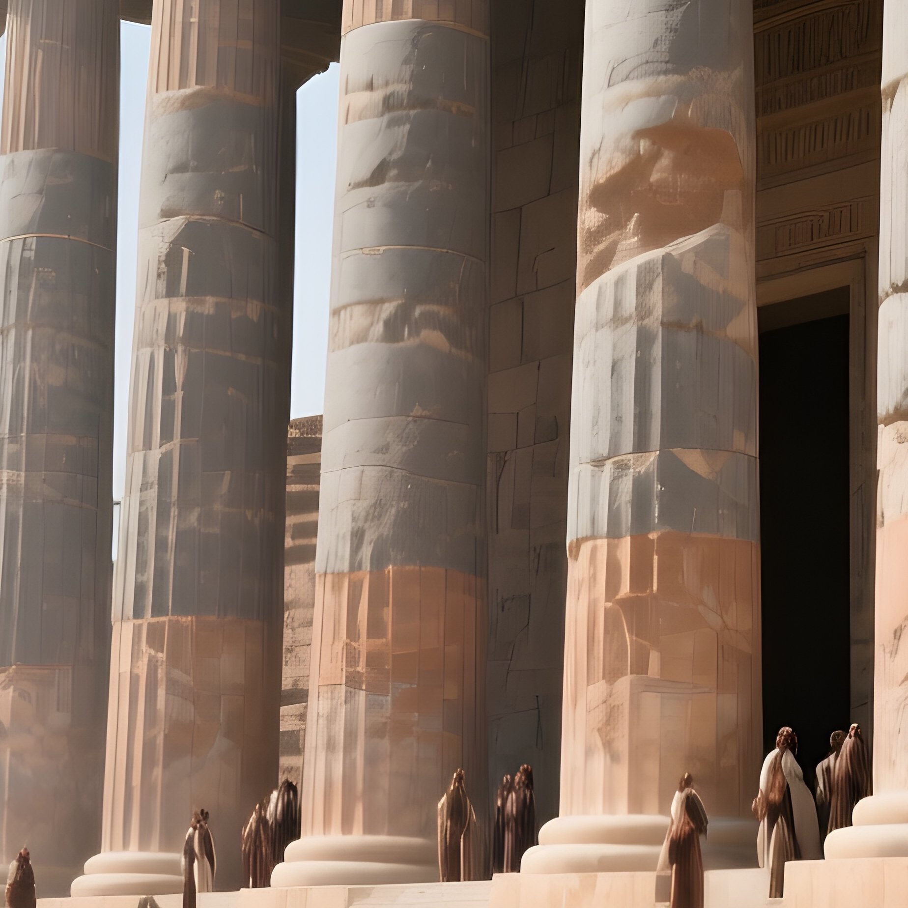 Ancient Temple With Historical Artifacts - Full Resolution Quality Preview