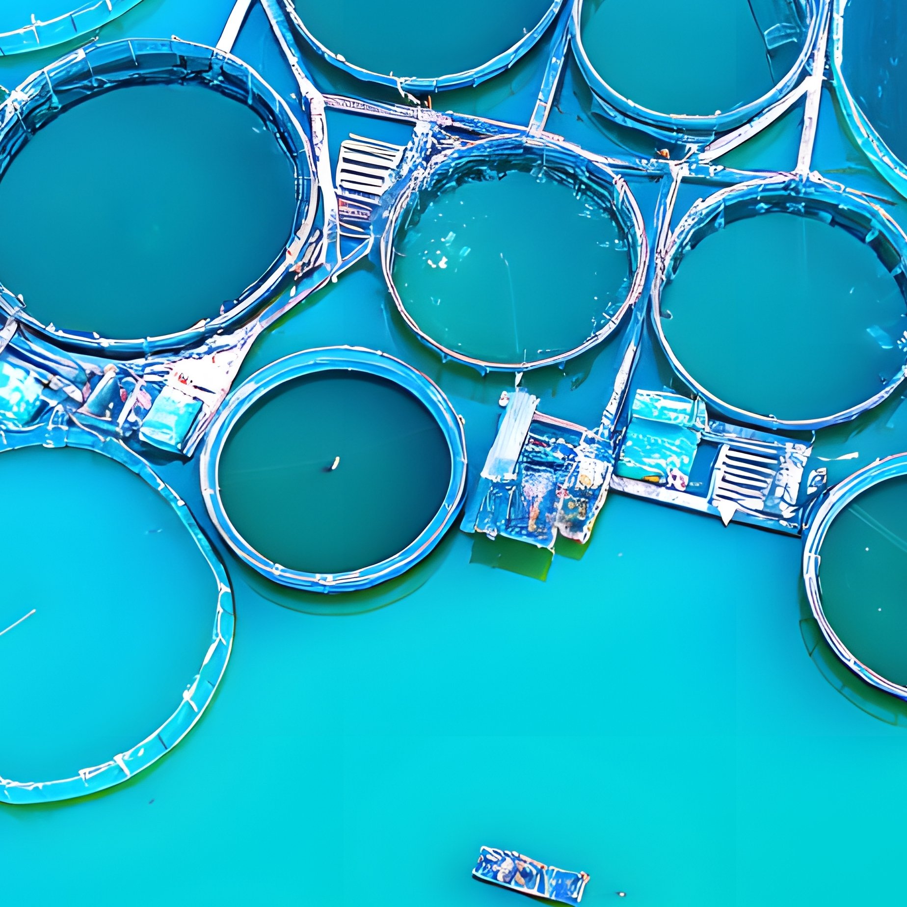 Aquaculture Farm In A Marine Environment Aquaculture Marine - Full Resolution Quality Preview