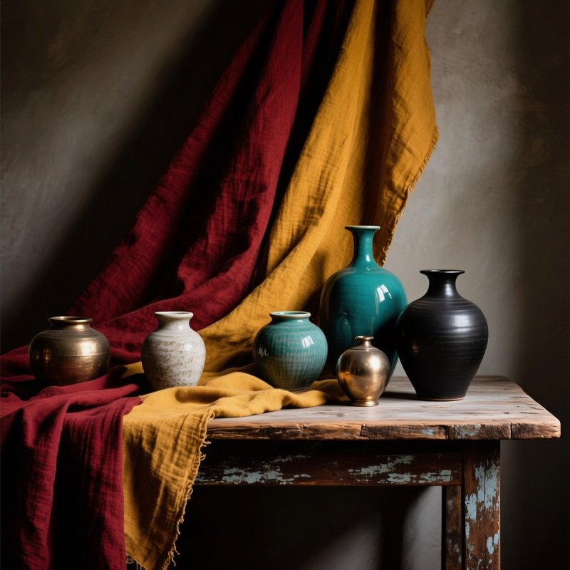 Arrangement Colors Textures Focus