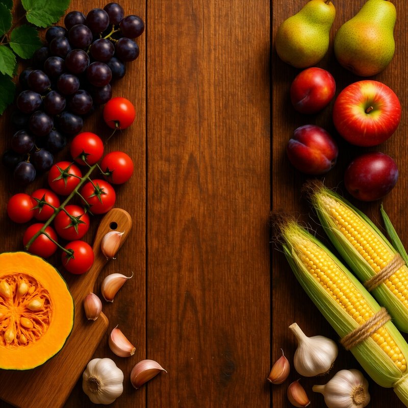 Arrangement Of Fresh Fruits And Vegetables Fresh Produce Fruits