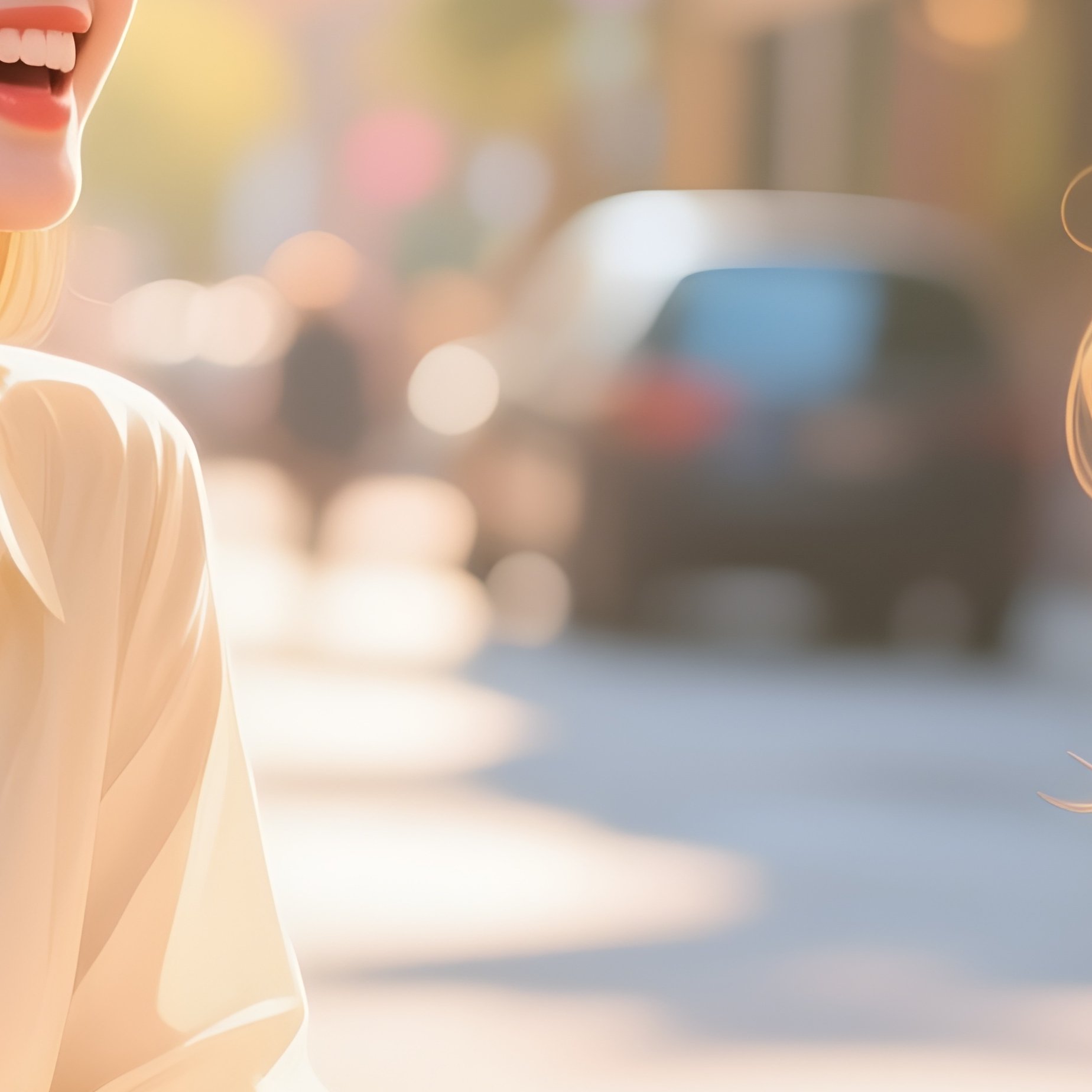 Art Young Women Cafe - Full Resolution Quality Preview