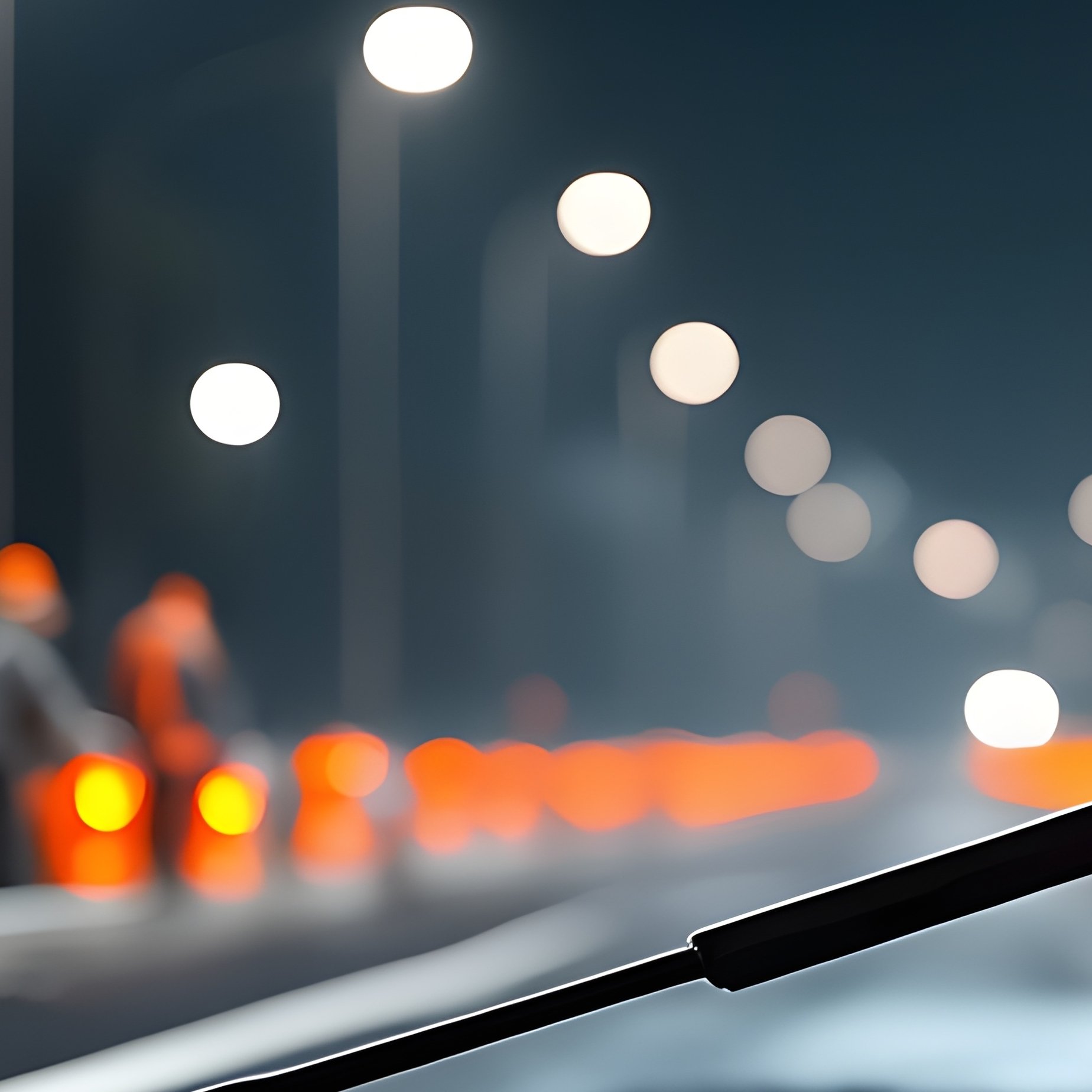 Artificial Road Construction Scene - Full Resolution Quality Preview