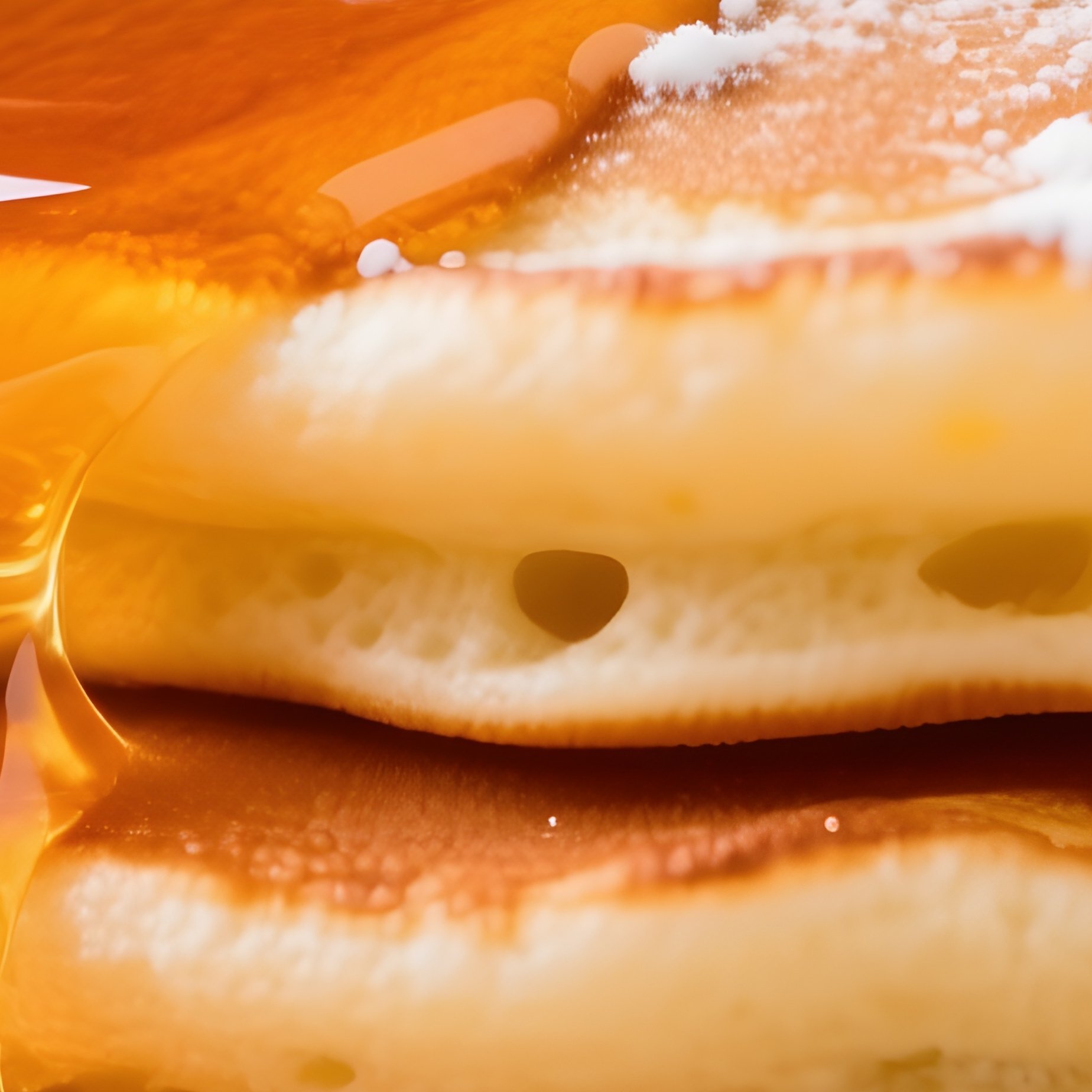 Artisan Bakery Pancake With Maple Syrup And Berry Toppings - Full Resolution Quality Preview