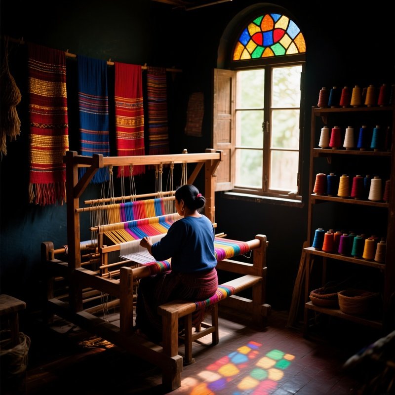 Artisanal Textile Weaving Studio