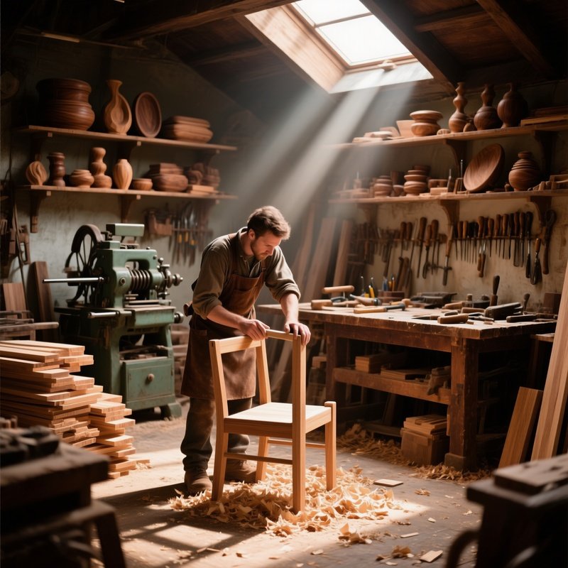 Artisanal Woodworking Shop