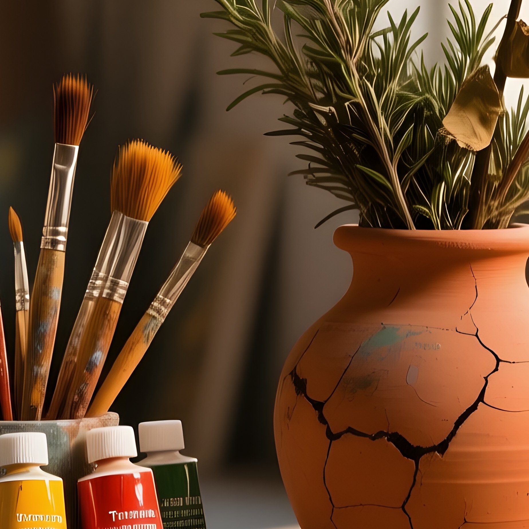 Artist Studio Loft Late Afternoon - Full Resolution Quality Preview