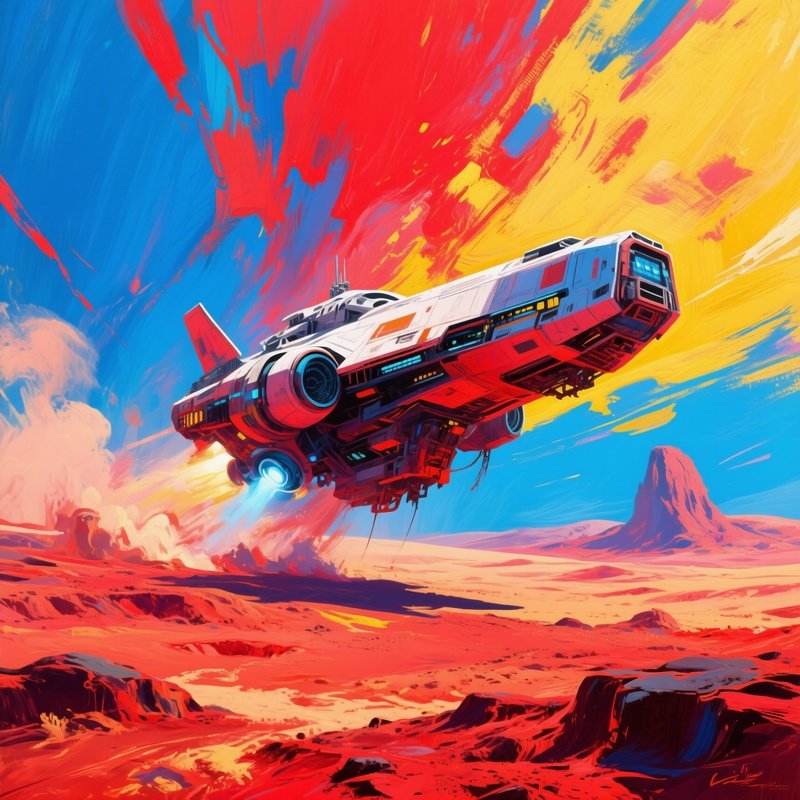 Artistic_Spaceship_Landing_On_Mars