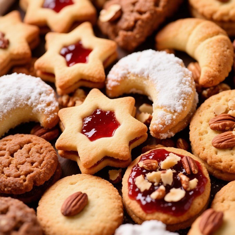 Assorted Cookies Cookies Dessert