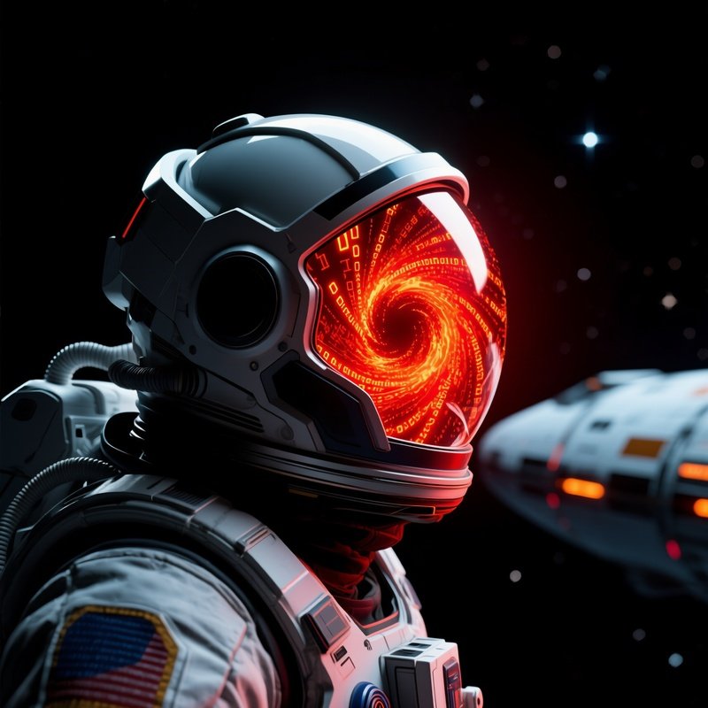 Astronaut Helmet Reflection Virus Code