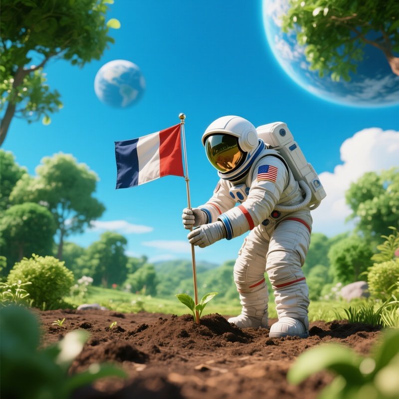 Astronaut_Planting_Flag_In_Soil