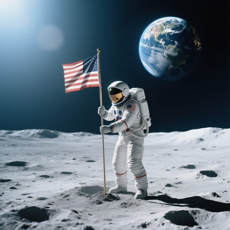 Astronaut_Planting_Flag_On_Moon_Surface